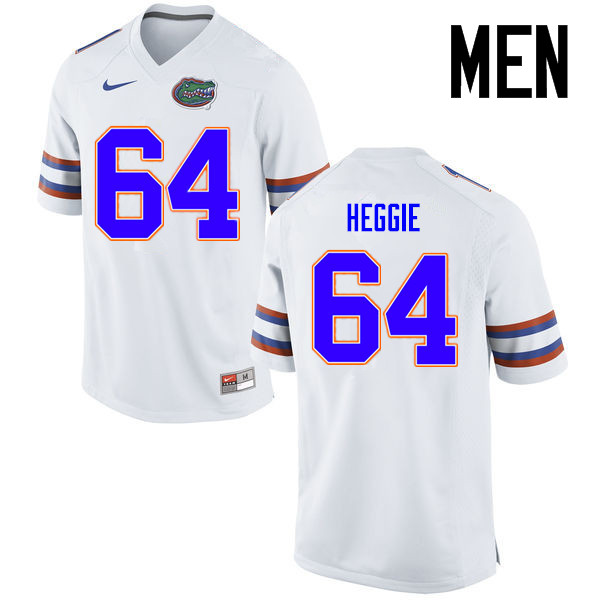 Men Florida Gators #64 Tyler Jordan College Football Jerseys Sale-White - Click Image to Close